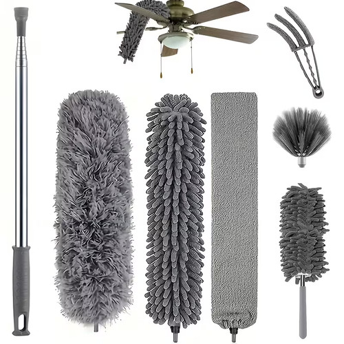 7pcs microfiber ceiling - microfiber, fan